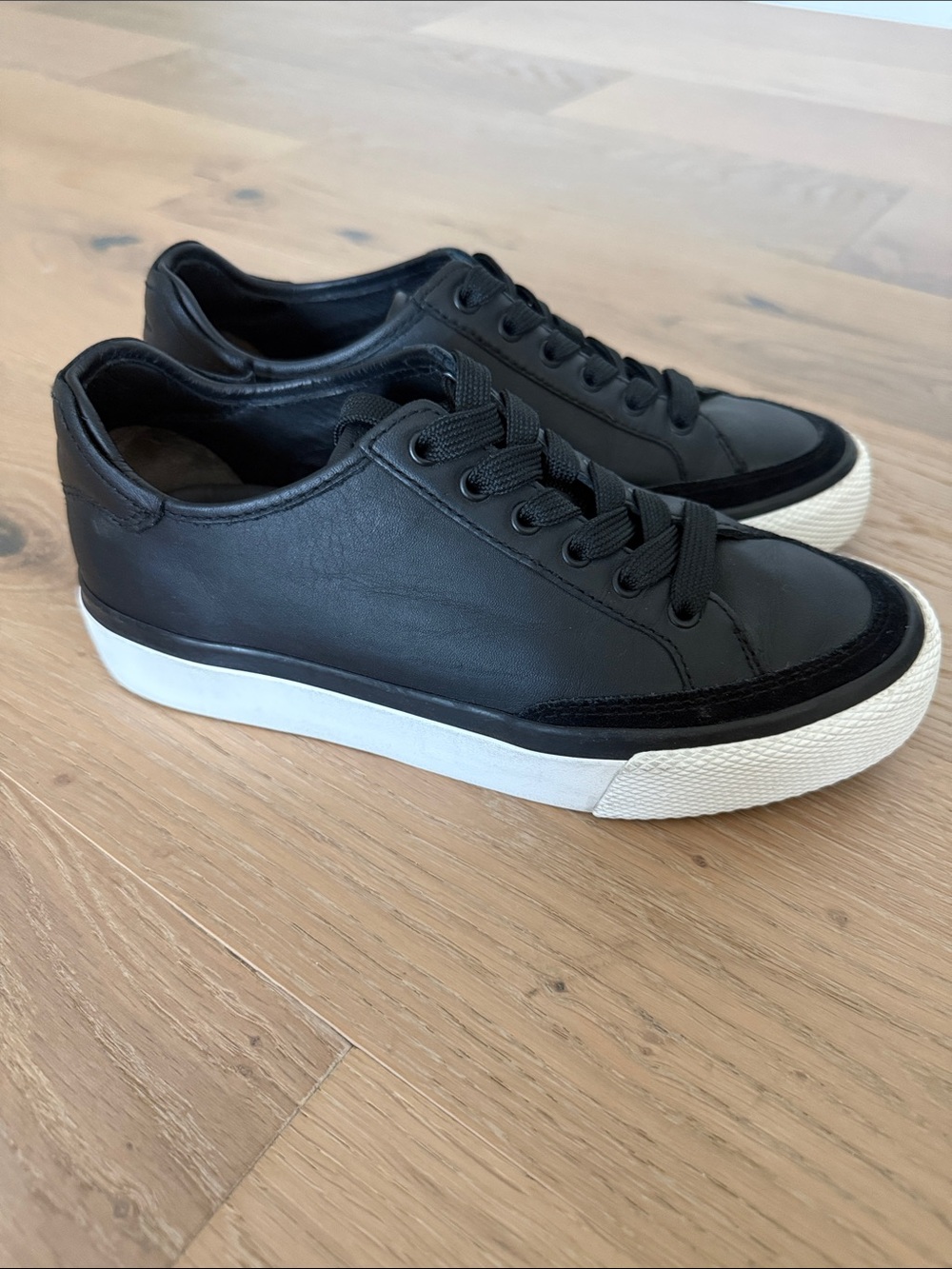 Rag & Bone Leather Sneakers - Picture 2 of 8